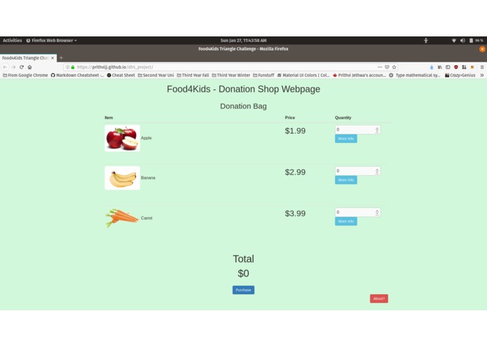 dh5-food4kids – screenshot 1