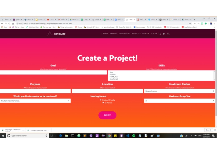 Catalyze – screenshot 1