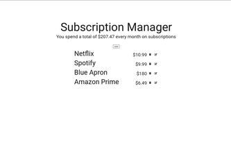 Subscription Manager