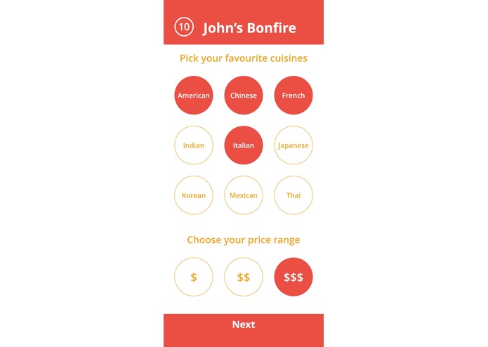 Bonfire: the Intelligent Food App – screenshot 3