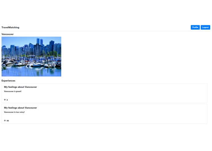 TravelMatching – screenshot 5