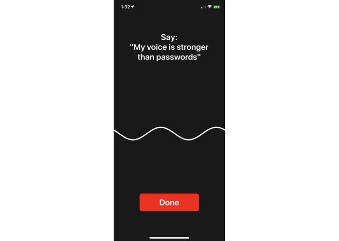 Biometric VoiceID - Password Manager – screenshot 1