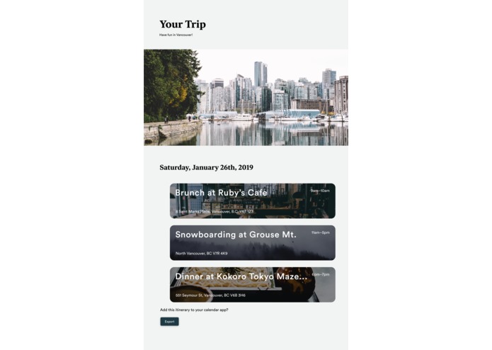 Travel Planner – screenshot 5