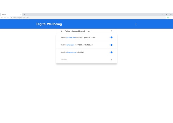 Digital Wellbeing for Chrome – screenshot 2