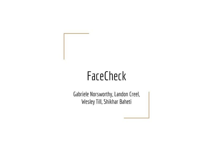 FaceCheck – screenshot 1