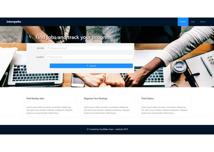 InternPaths – screenshot 2