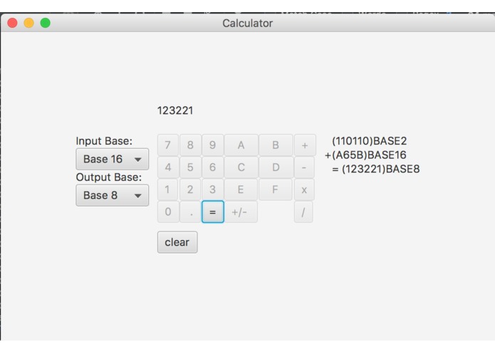 BaseCalculator – screenshot 1
