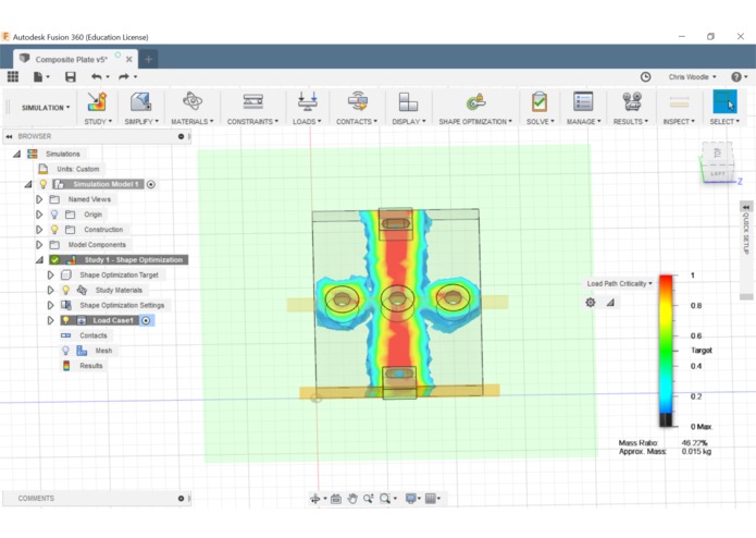 Optimized composite linear motion gantry – screenshot 5