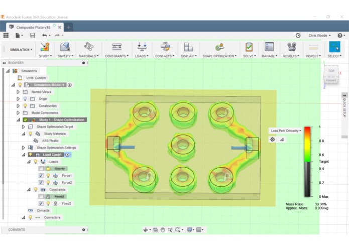 Optimized composite linear motion gantry – screenshot 6