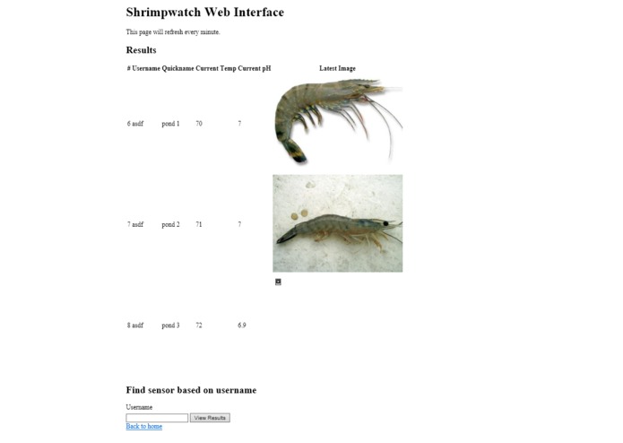 shrimpwatch – screenshot 1