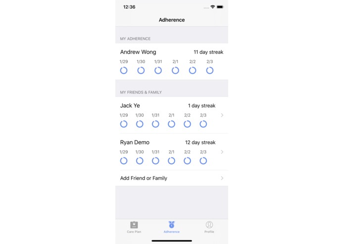 MedStreak – screenshot 2