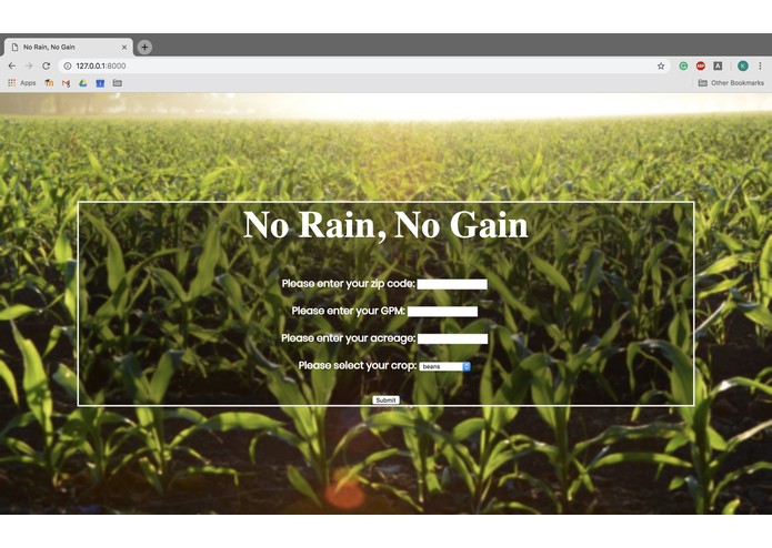 No Rain, No Gain – screenshot 1
