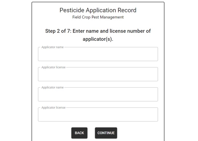 pesticide-tracker – screenshot 3