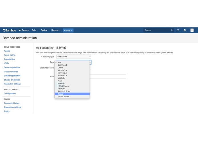 Tosca Integration with Atlassian JIRA and Bamboo – screenshot 3