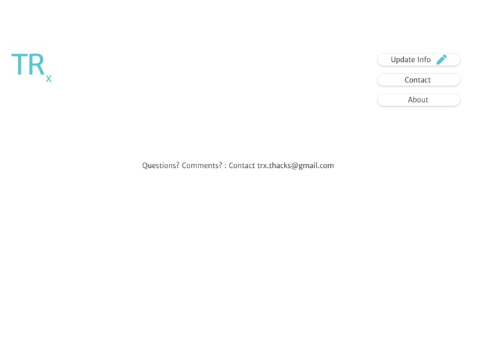 Treatment Recommender (TRx) – screenshot 1