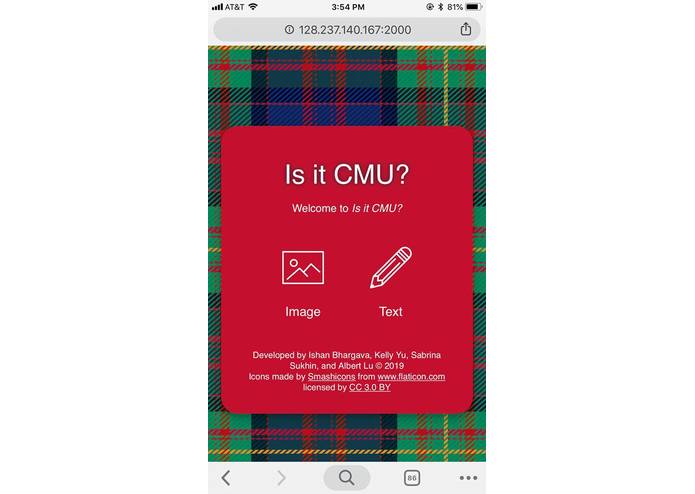 is-cmu – screenshot 2