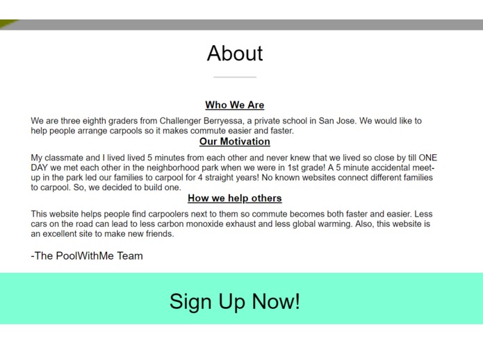 PoolWithMe – screenshot 1