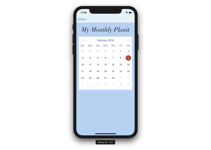 Planit – screenshot 2