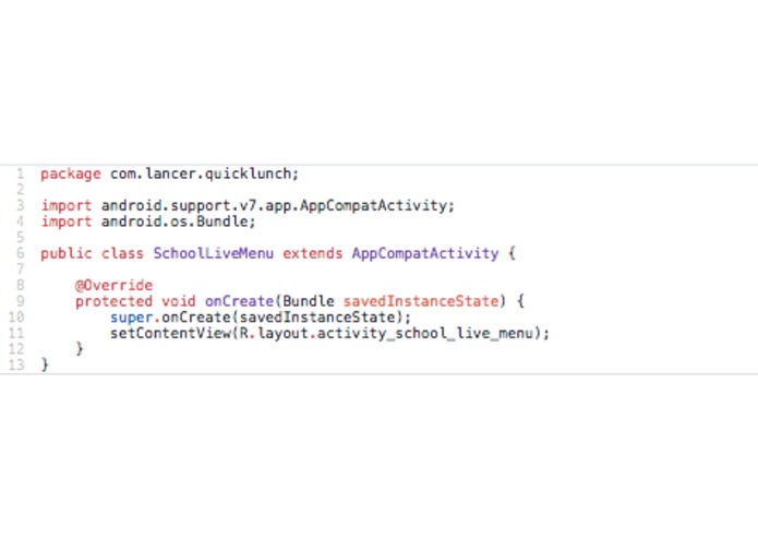 QuickLunch – screenshot 2