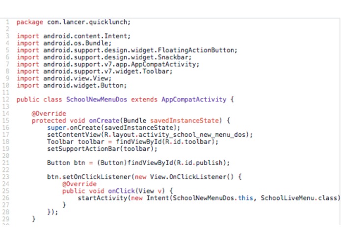 QuickLunch – screenshot 4