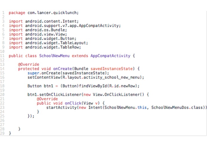 QuickLunch – screenshot 5