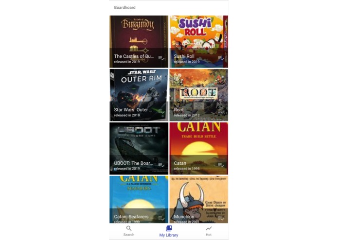 BoardHoard – screenshot 2