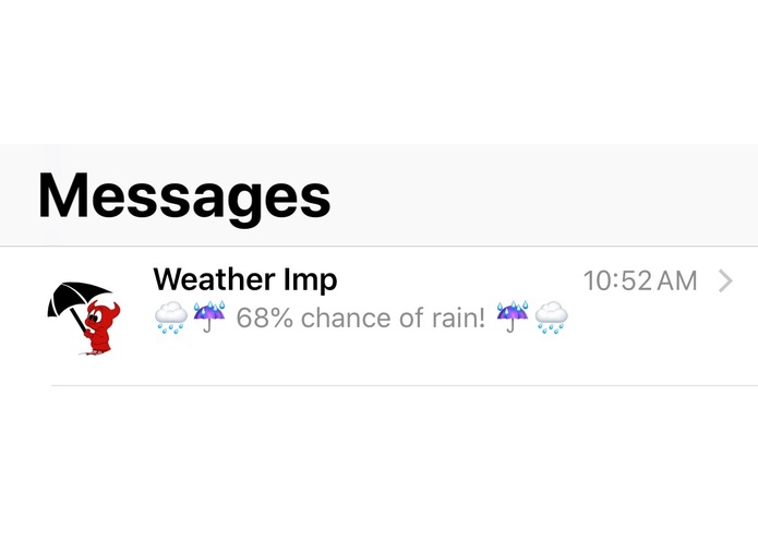 WeatherImp – screenshot 2