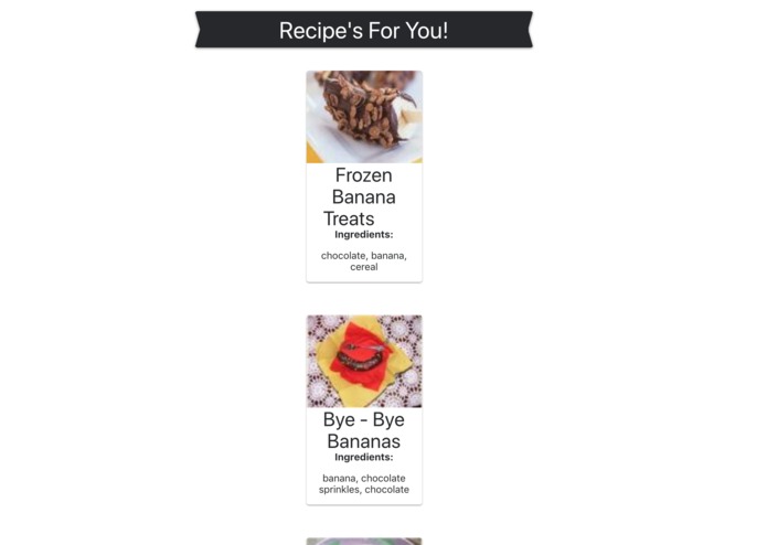 Fridge2Meals – screenshot 2