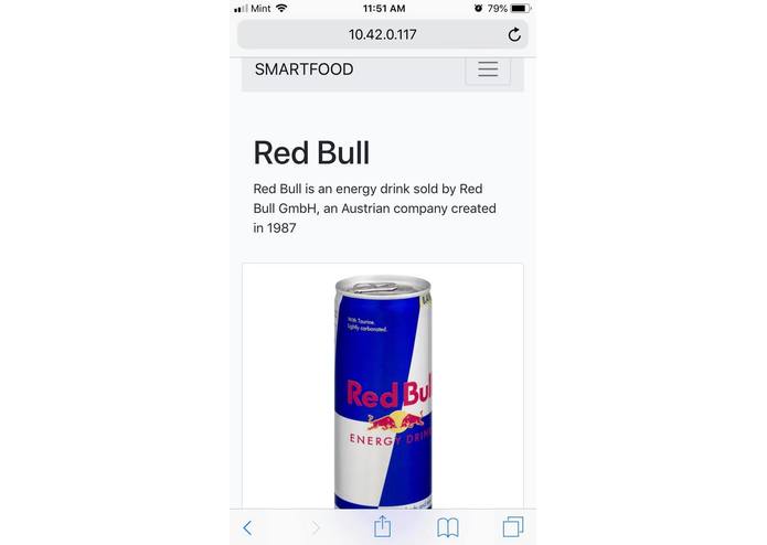 SmartFood – screenshot 1