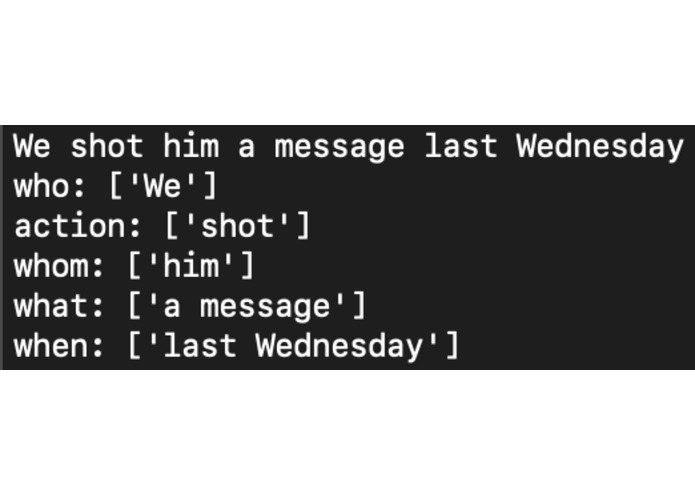 Parse Sentence Meaning – screenshot 1