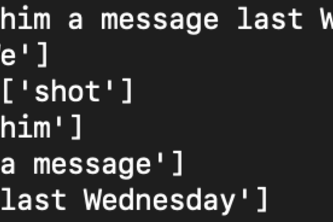 Parse Sentence Meaning
