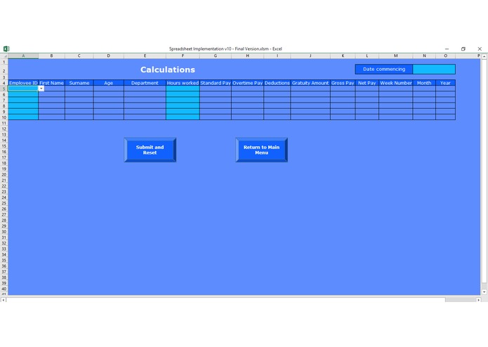 Glamping Cymru Excel-based Payslip System – screenshot 7