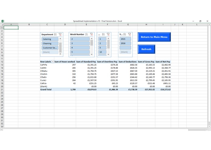 Glamping Cymru Excel-based Payslip System – screenshot 9