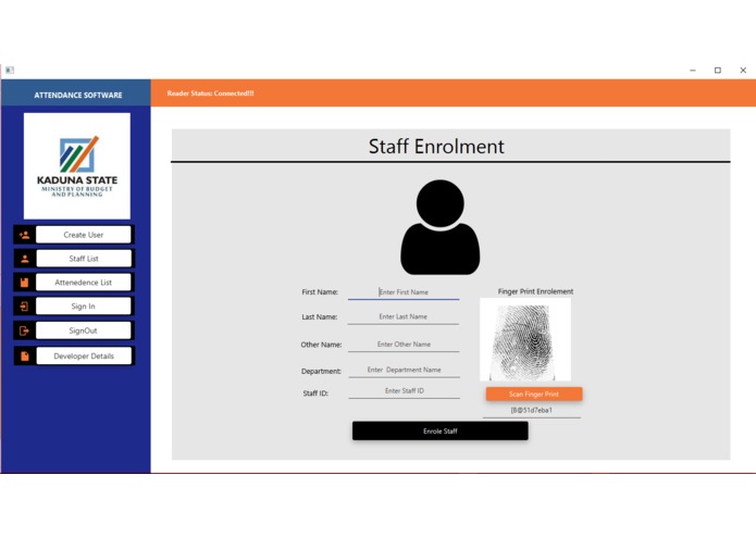 KBS Attendance Software – screenshot 1