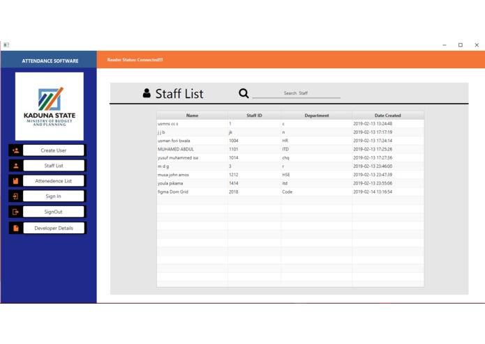 KBS Attendance Software – screenshot 2