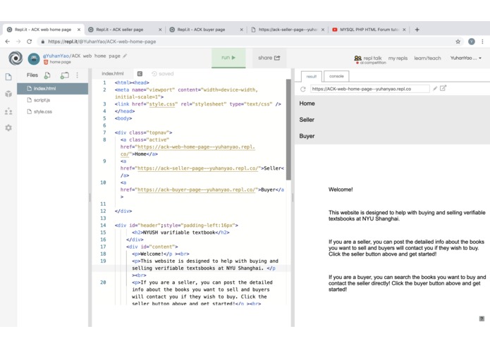 Flea market for verifiable textbooks in NYUSH – screenshot 3