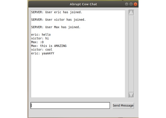 Abrupt Cow Chat – screenshot 1