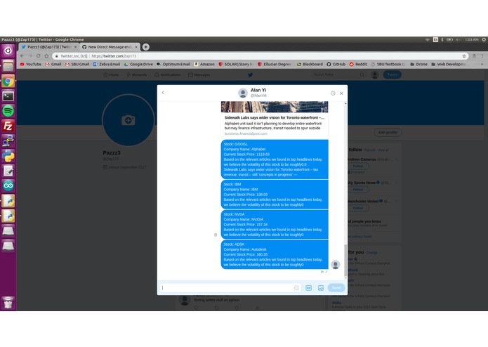 Chuck: the stock bot! – screenshot 1