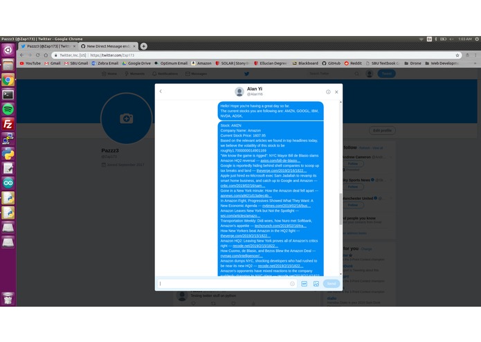 Chuck: the stock bot! – screenshot 2