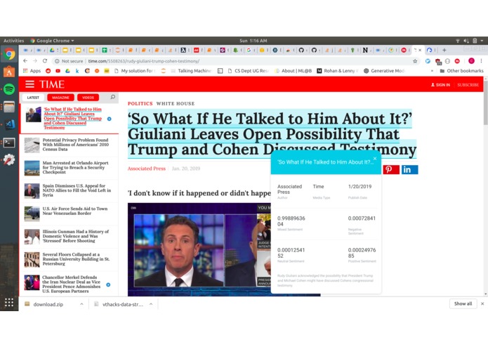 IntelliNews – screenshot 1