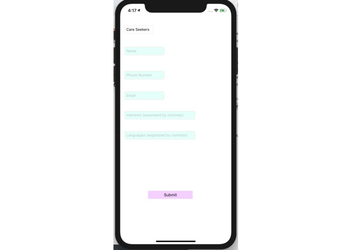 iCare – screenshot 2