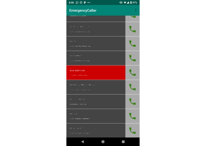 Emergency Caller – screenshot 1