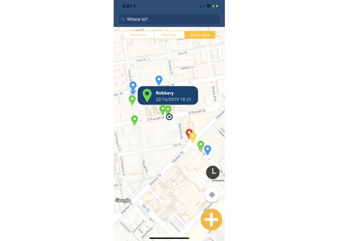 SafeRoute – screenshot 3