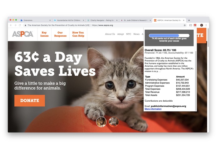 Charity Checker – screenshot 2