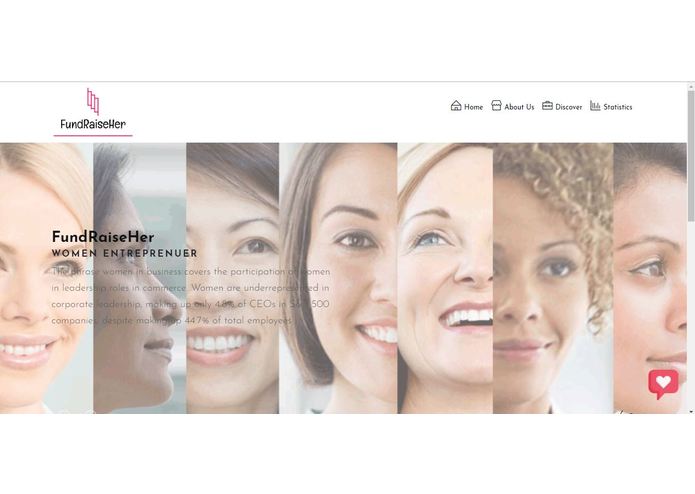 FundRaiseHer – screenshot 1