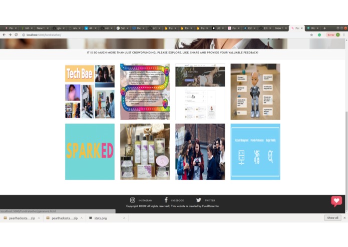 FundRaiseHer – screenshot 2