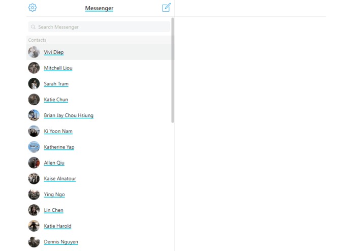 Facebook Messenger Data Analytics – screenshot 2