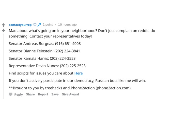 Contact Your Rep – screenshot 1