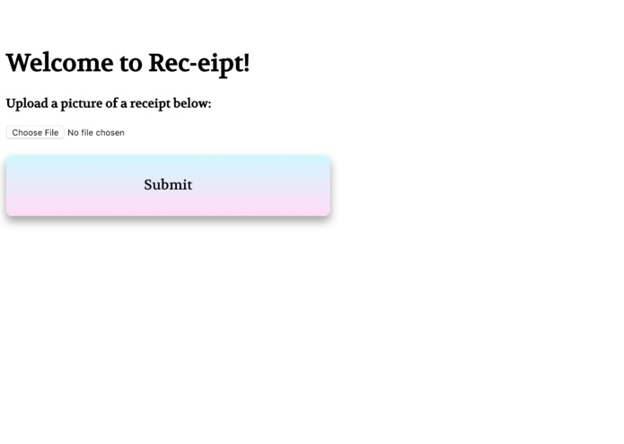 Rec-eipt – screenshot 1