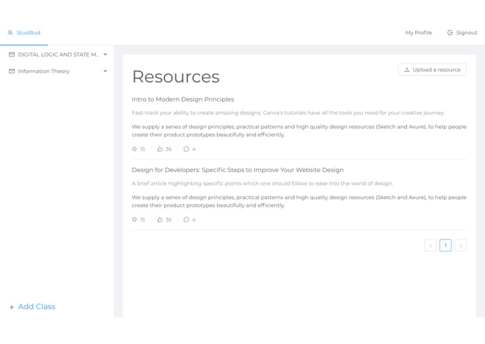 StudBud – screenshot 3